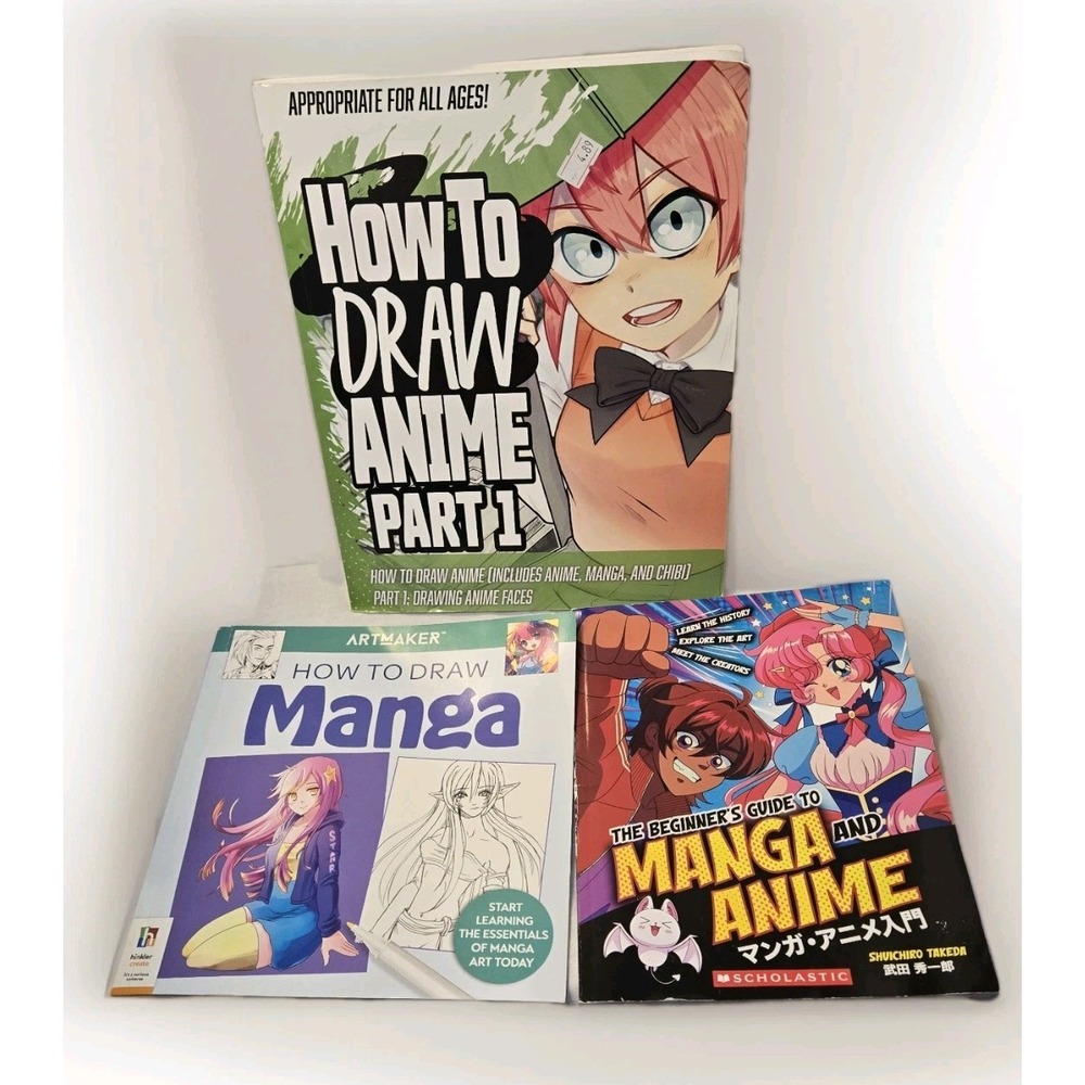 How To Draw Anime,How To Draw Manga, And The Beginner's Guide To Manga And Anime